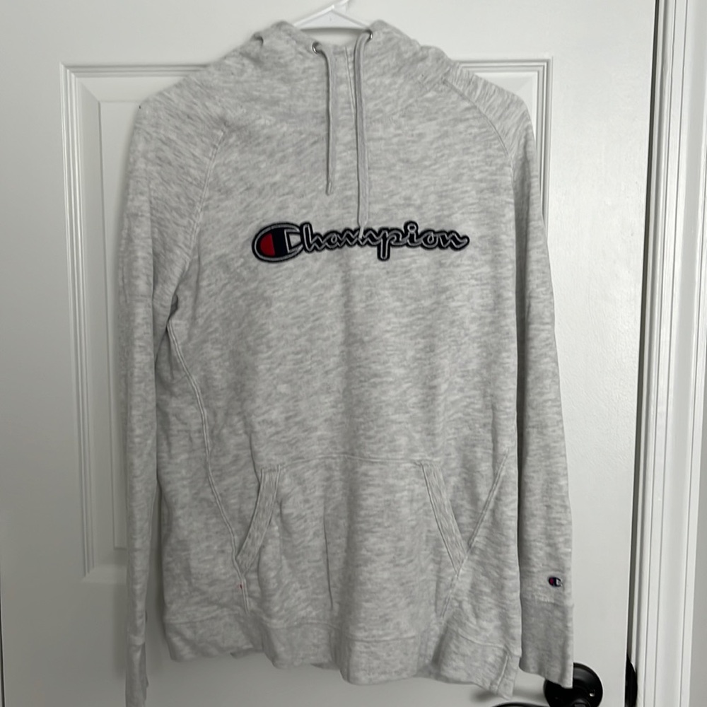 grey champion hoodie